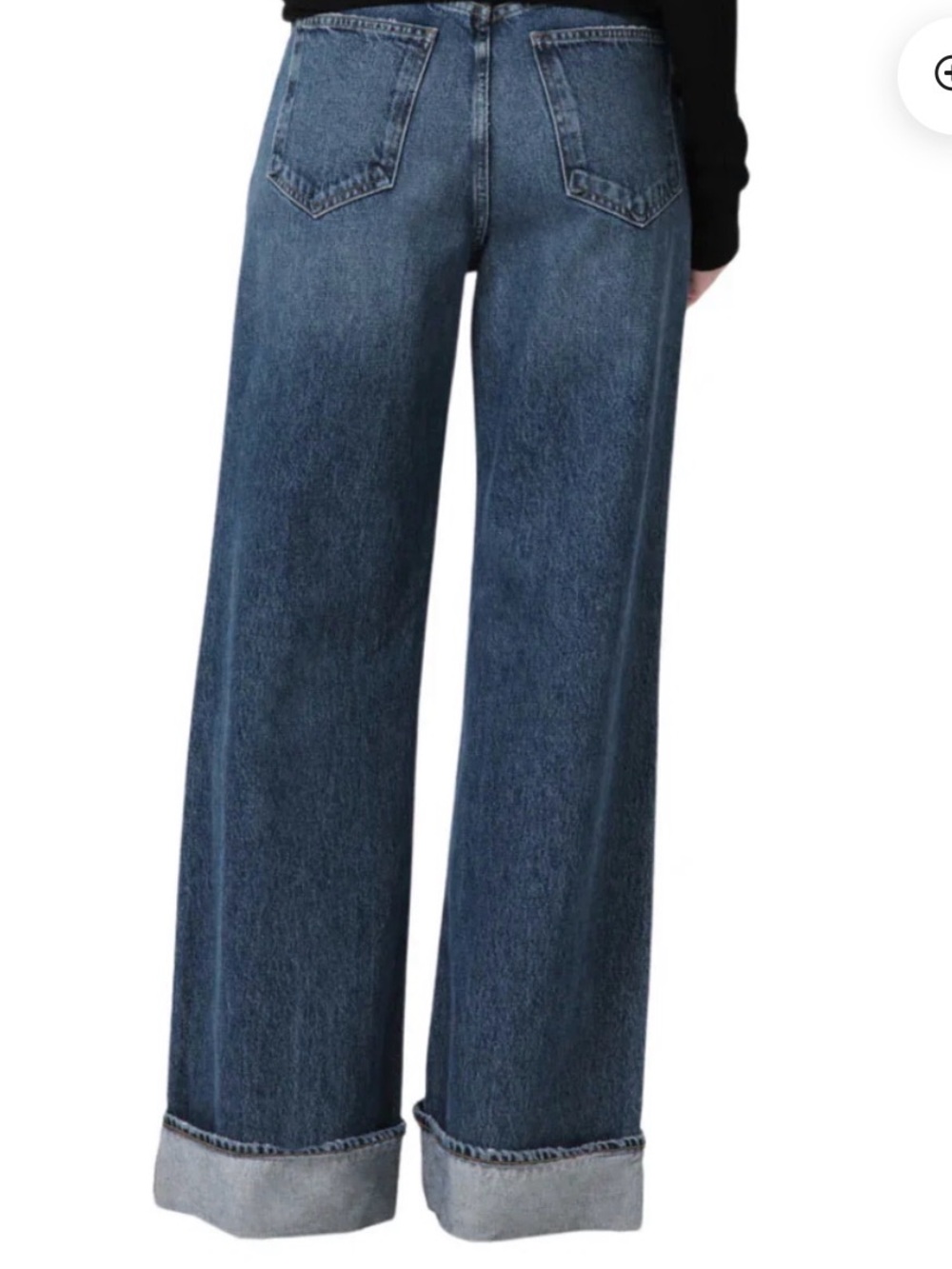 Agolde Dame wide leg high rise jeans color control - Picture 2 of 7